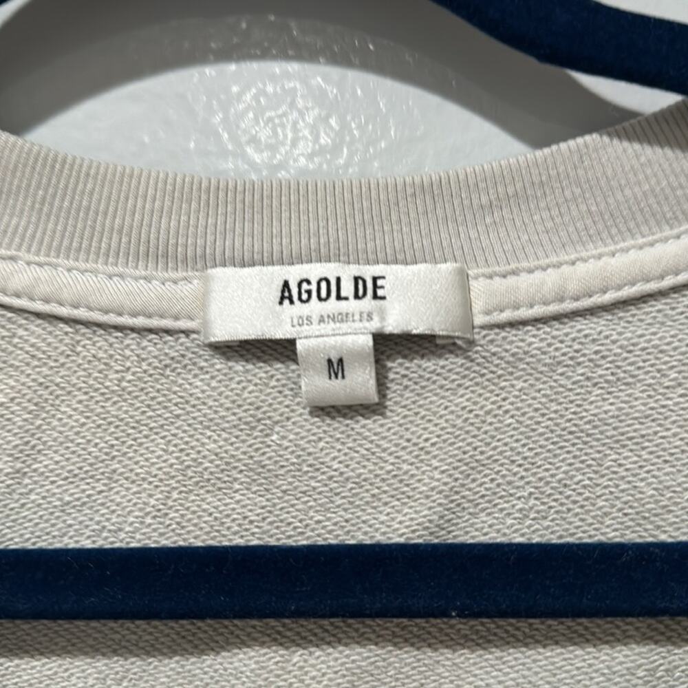 AGolde Women’s Sweatshirt Basic Loungewear Top Comfortable Travel V-neck - Picture 3 of 9